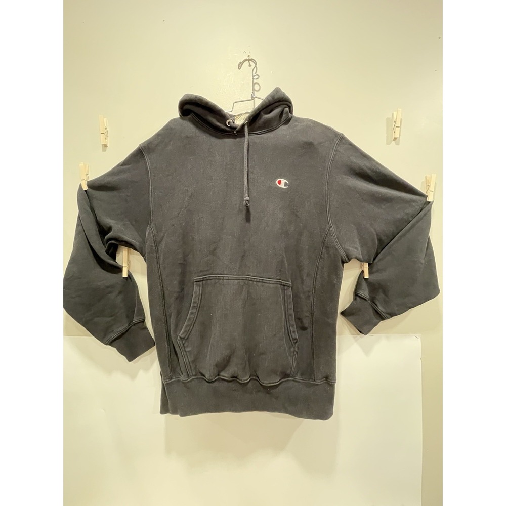 Champion Reverse Weave black Hoodie Men's Size Medium